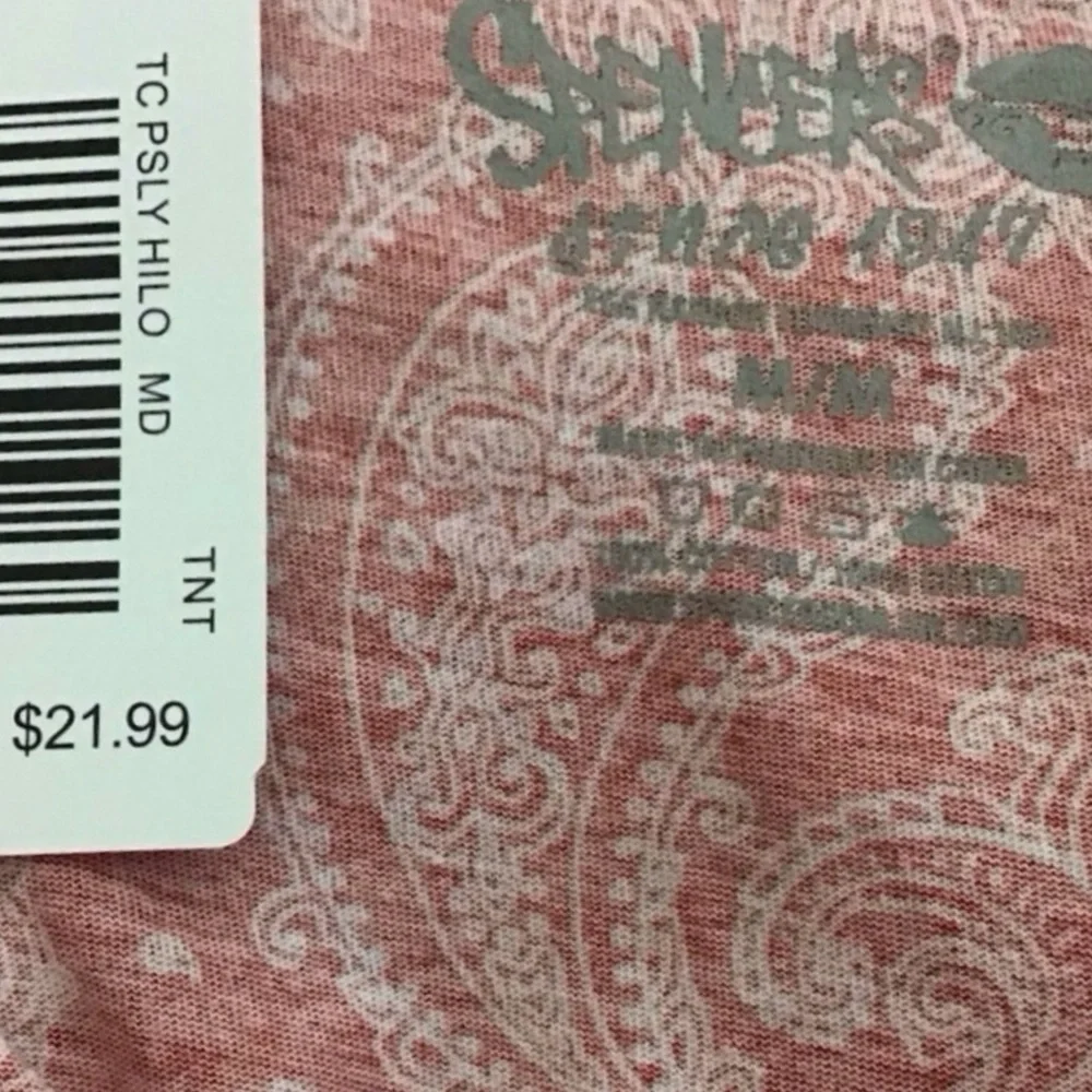 Spencer’s Paisley Print Hi-Lo Muscle Tank (NWT) (Size: Medium)